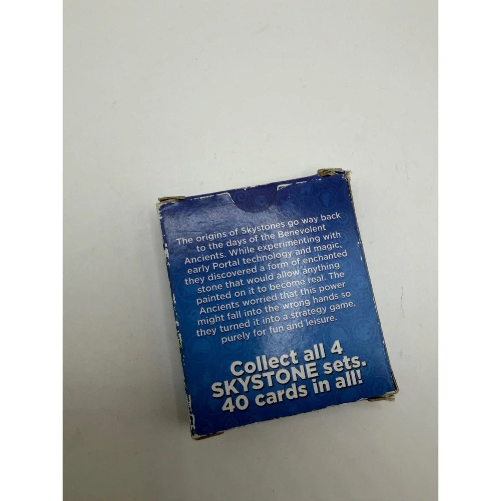 Skylanders Skystones Trading Card Game Deck Strategy Cards Blue Box